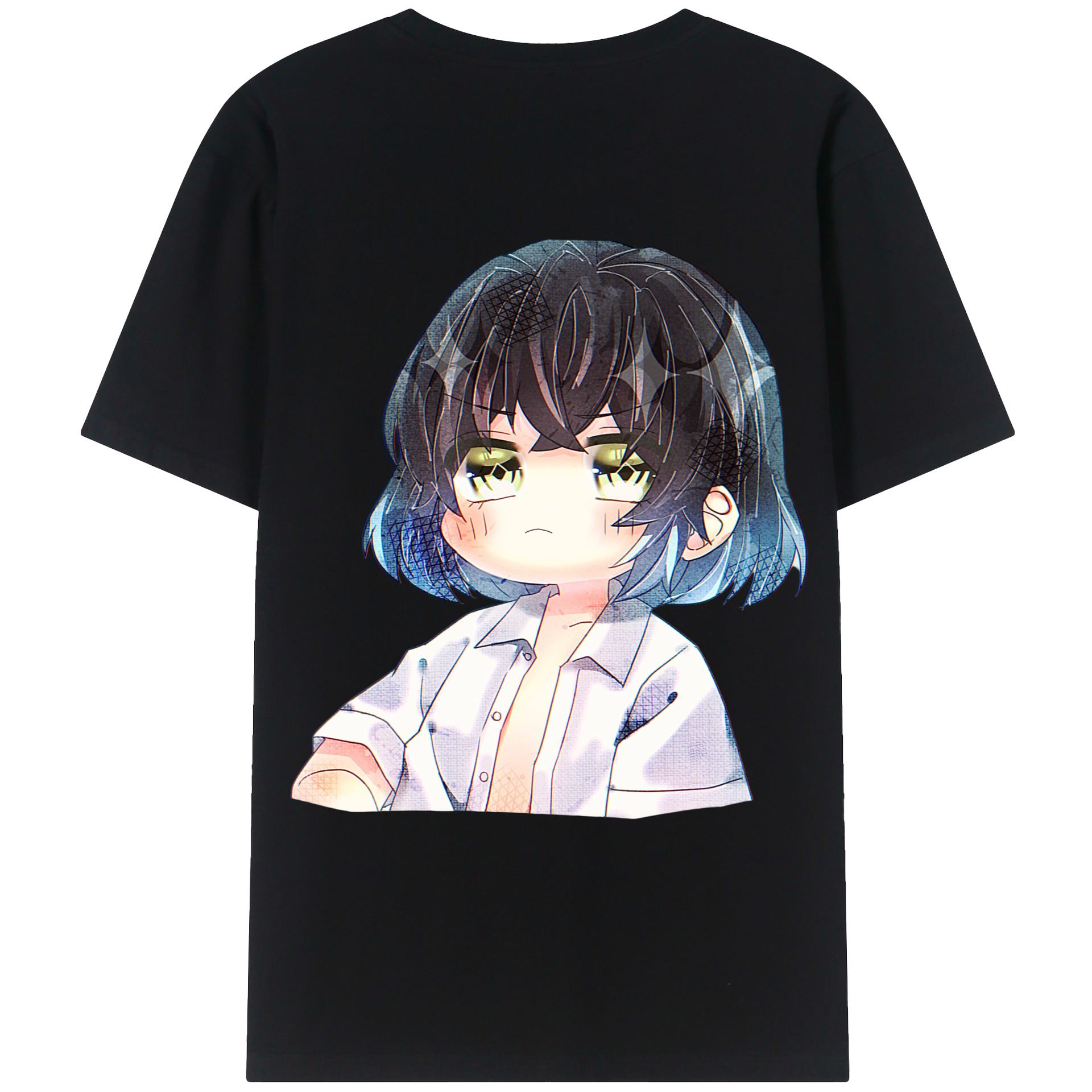 （画像用） 鬼滅の刃（きめつのやいば）嘴平 伊之助／はしびら いのすけ Hashibira Inosuke レディース半袖Tシャツ(バックプリント)