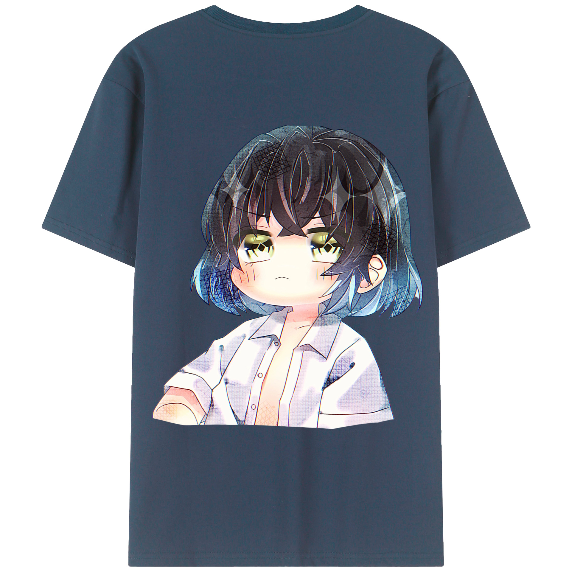 （画像用） 鬼滅の刃（きめつのやいば）嘴平 伊之助／はしびら いのすけ Hashibira Inosuke レディース半袖Tシャツ(バックプリント)