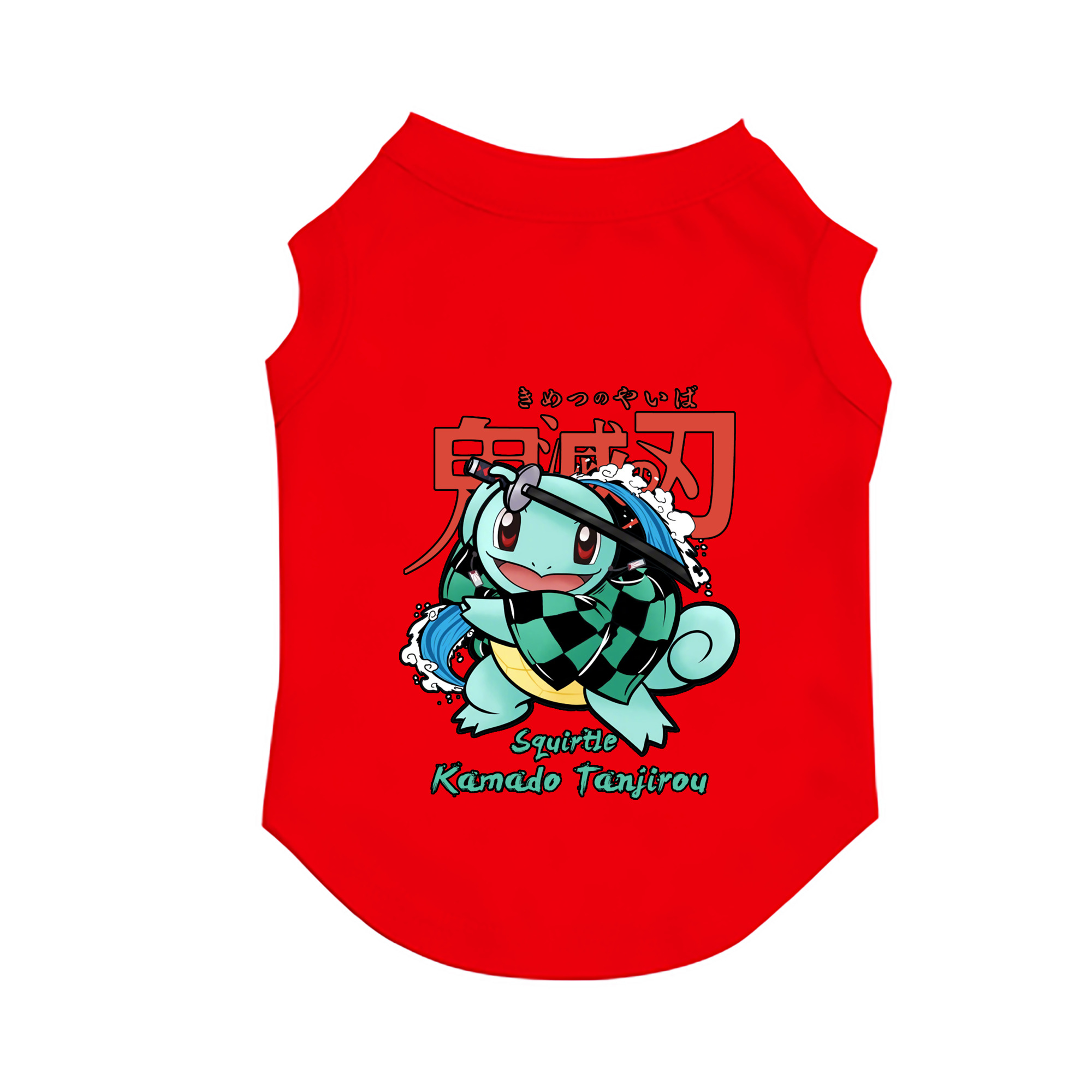 （画像用） 鬼滅の刃 竈門 炭治郎／かまど たんじろう Kamado Tanjirou ペット用ベスト