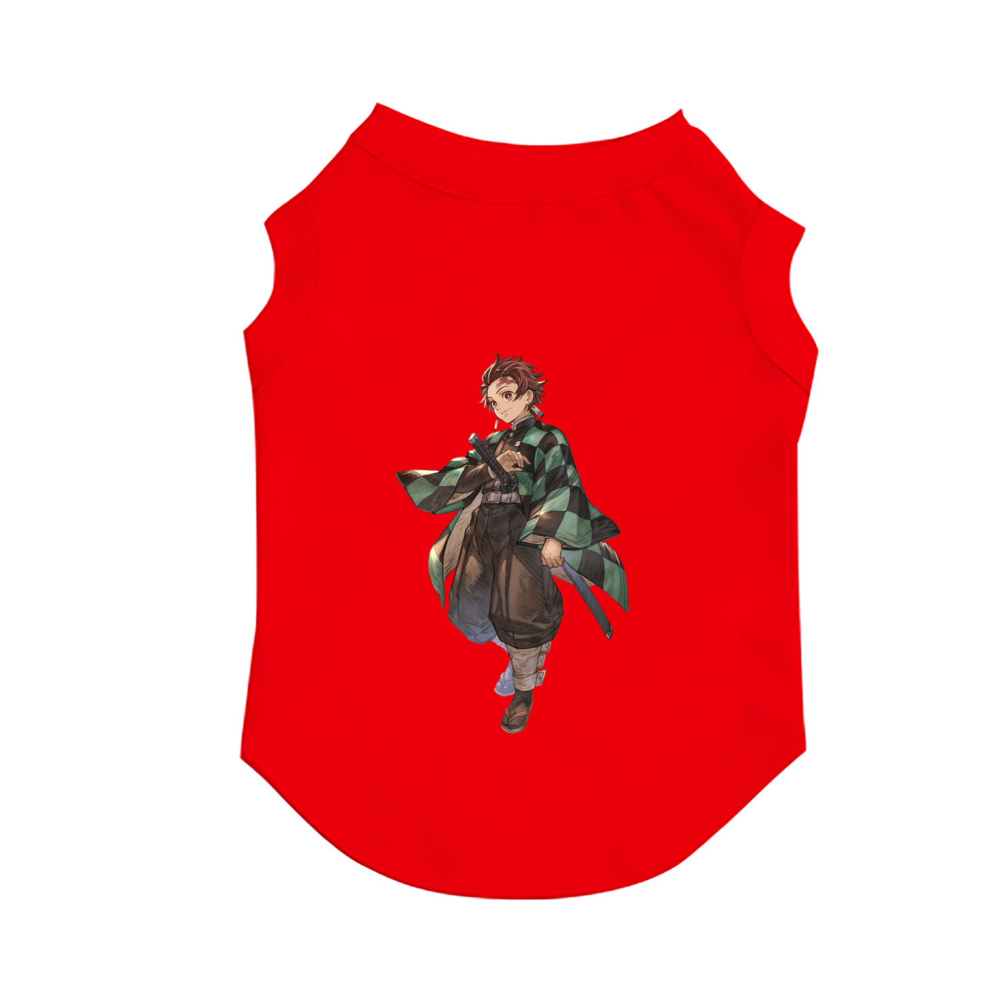 （画像用） 鬼滅の刃 竈門 炭治郎／かまど たんじろう Kamado Tanjirou ペット用ベスト