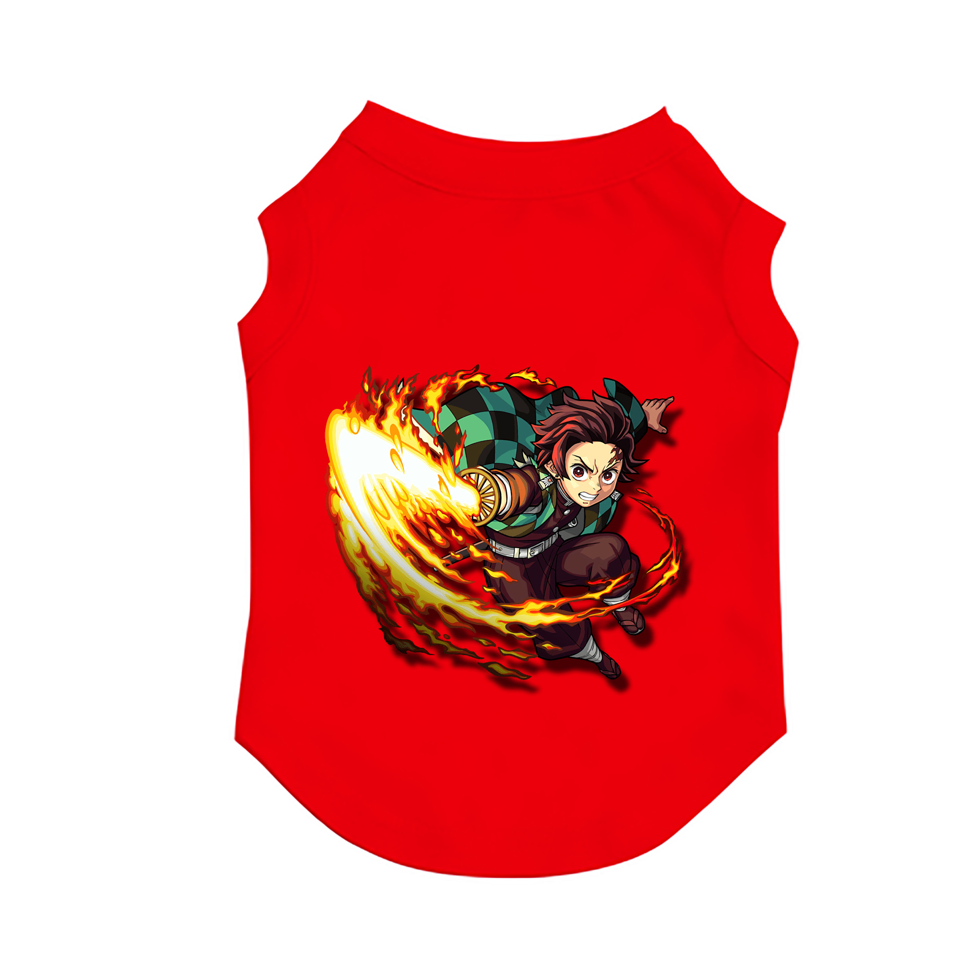 （画像用） 鬼滅の刃 竈門 炭治郎／かまど たんじろう Kamado Tanjirou ペット用ベスト