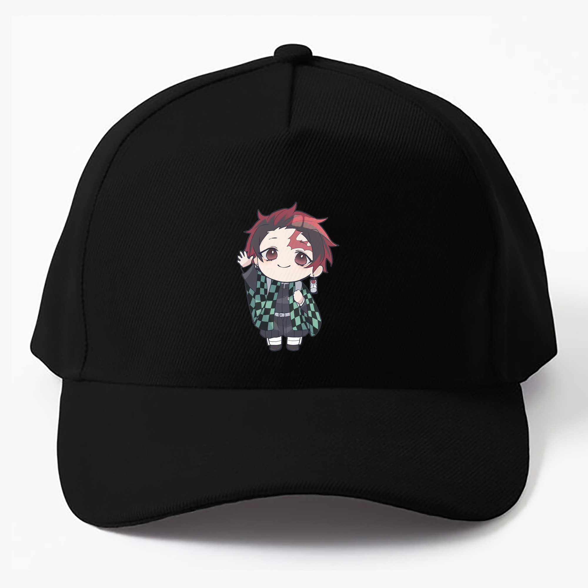 （画像用） 鬼滅の刃 竈門 炭治郎／かまど たんじろう Kamado Tanjirou ベースボールキャップ 綿100％ 男女兼用 帽子 スポーツ