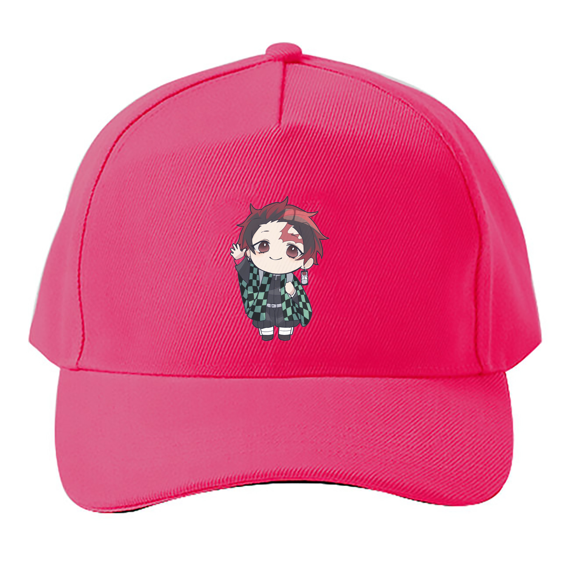 （画像用） 鬼滅の刃 竈門 炭治郎／かまど たんじろう Kamado Tanjirou ベースボールキャップ 綿100％ 男女兼用 帽子 スポーツ