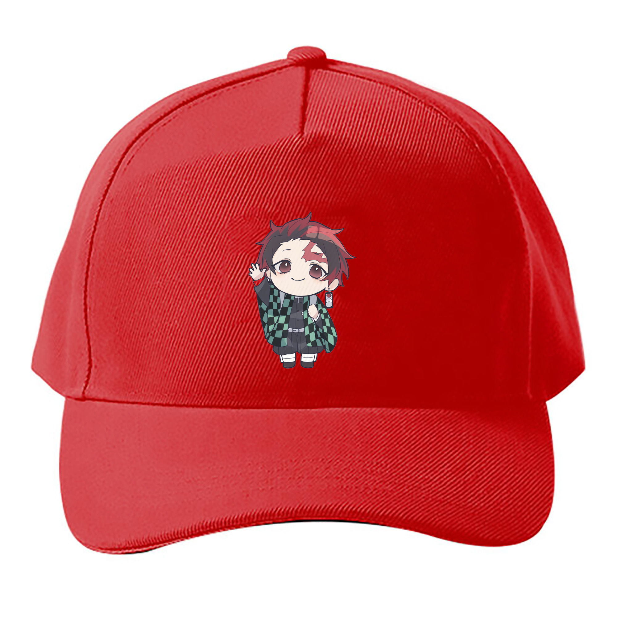 （画像用） 鬼滅の刃 竈門 炭治郎／かまど たんじろう Kamado Tanjirou ベースボールキャップ 綿100％ 男女兼用 帽子 スポーツ