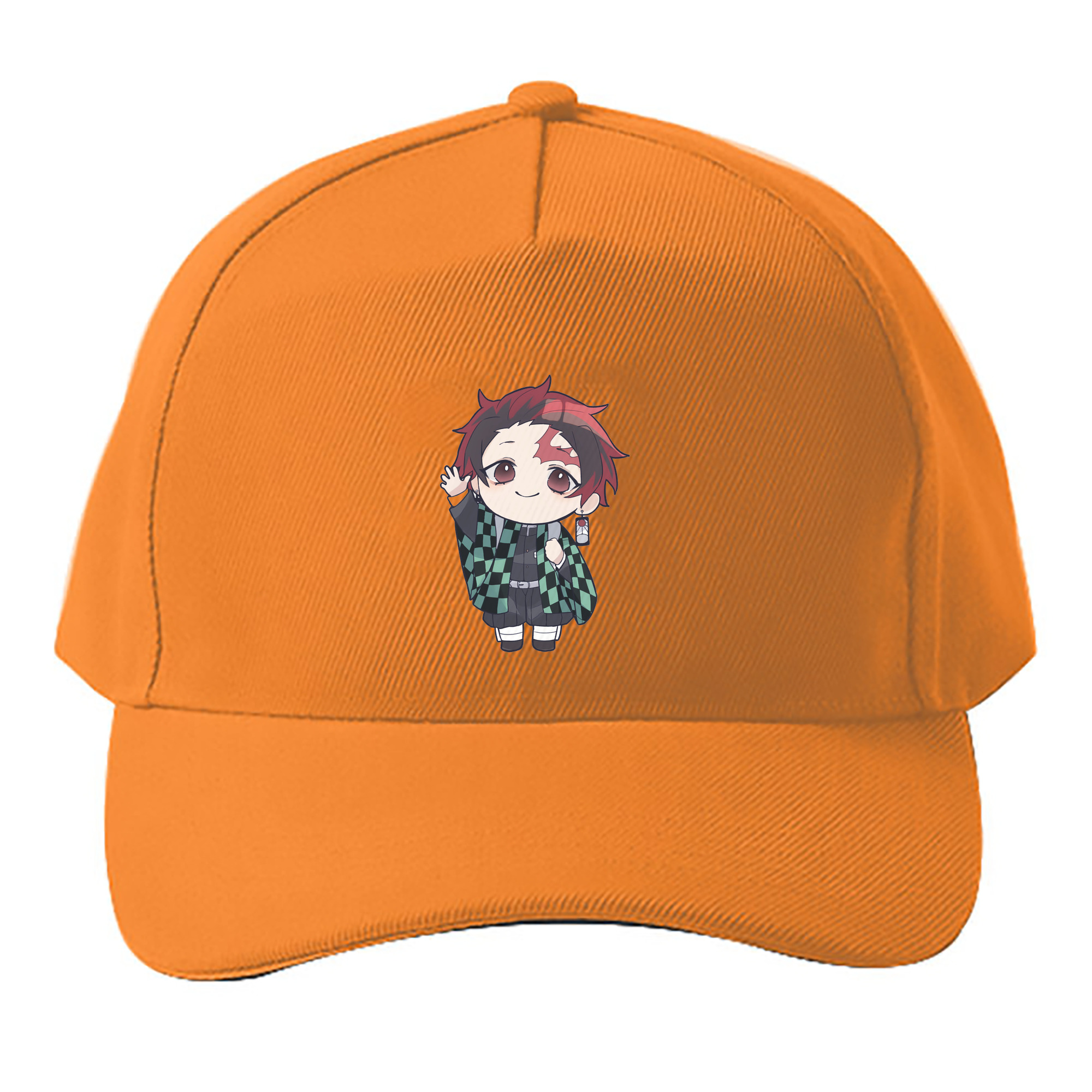 （画像用） 鬼滅の刃 竈門 炭治郎／かまど たんじろう Kamado Tanjirou ベースボールキャップ 綿100％ 男女兼用 帽子 スポーツ