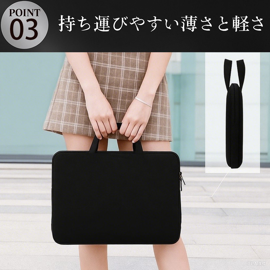 鬼滅の刃 竈門 炭治郎／かまど たんじろう Kamado Tanjirou 手提げノートパソコンバッグ