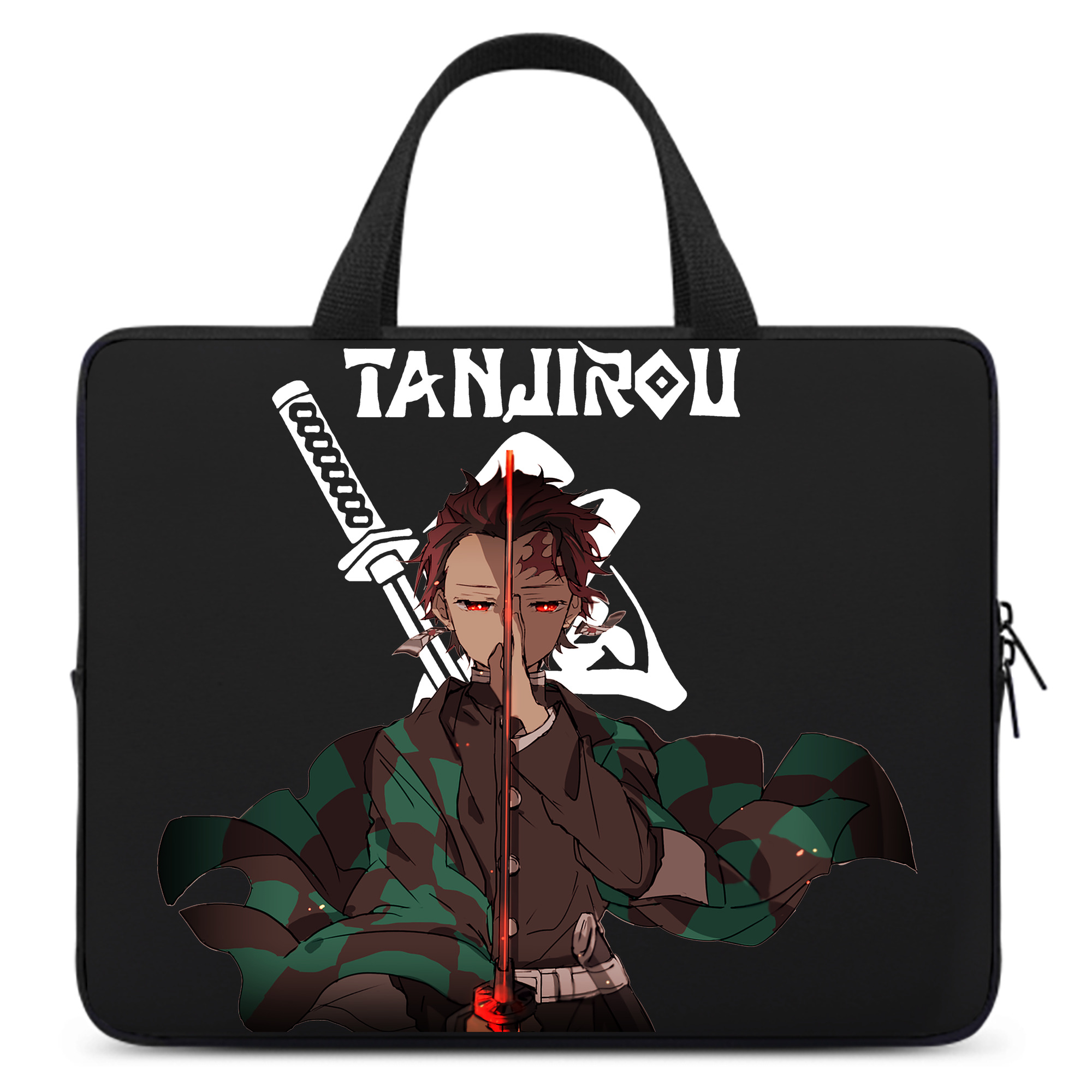 （画像用） 鬼滅の刃 竈門 炭治郎／かまど たんじろう Kamado Tanjirou 手提げノートパソコンバッグ