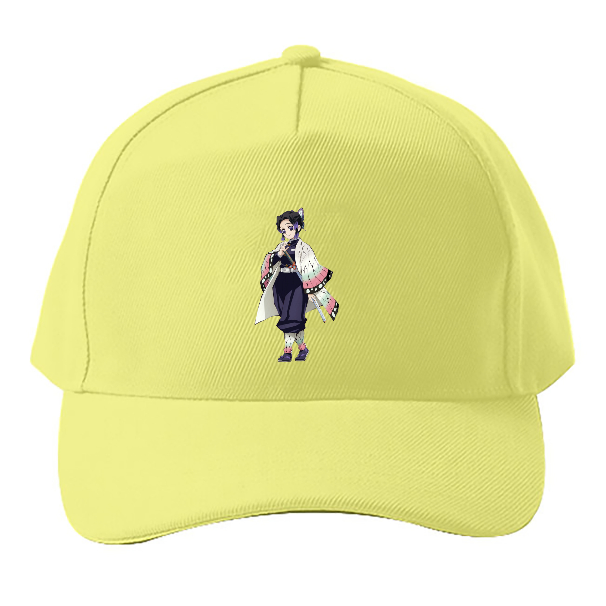（画像用） 鬼滅の刃（きめつのやいば）蟲柱-胡蝶 しのぶ／こちょう しのぶ Kochou Shinobu ベースボールキャップ 綿100％ 男女兼用 帽子 スポーツ