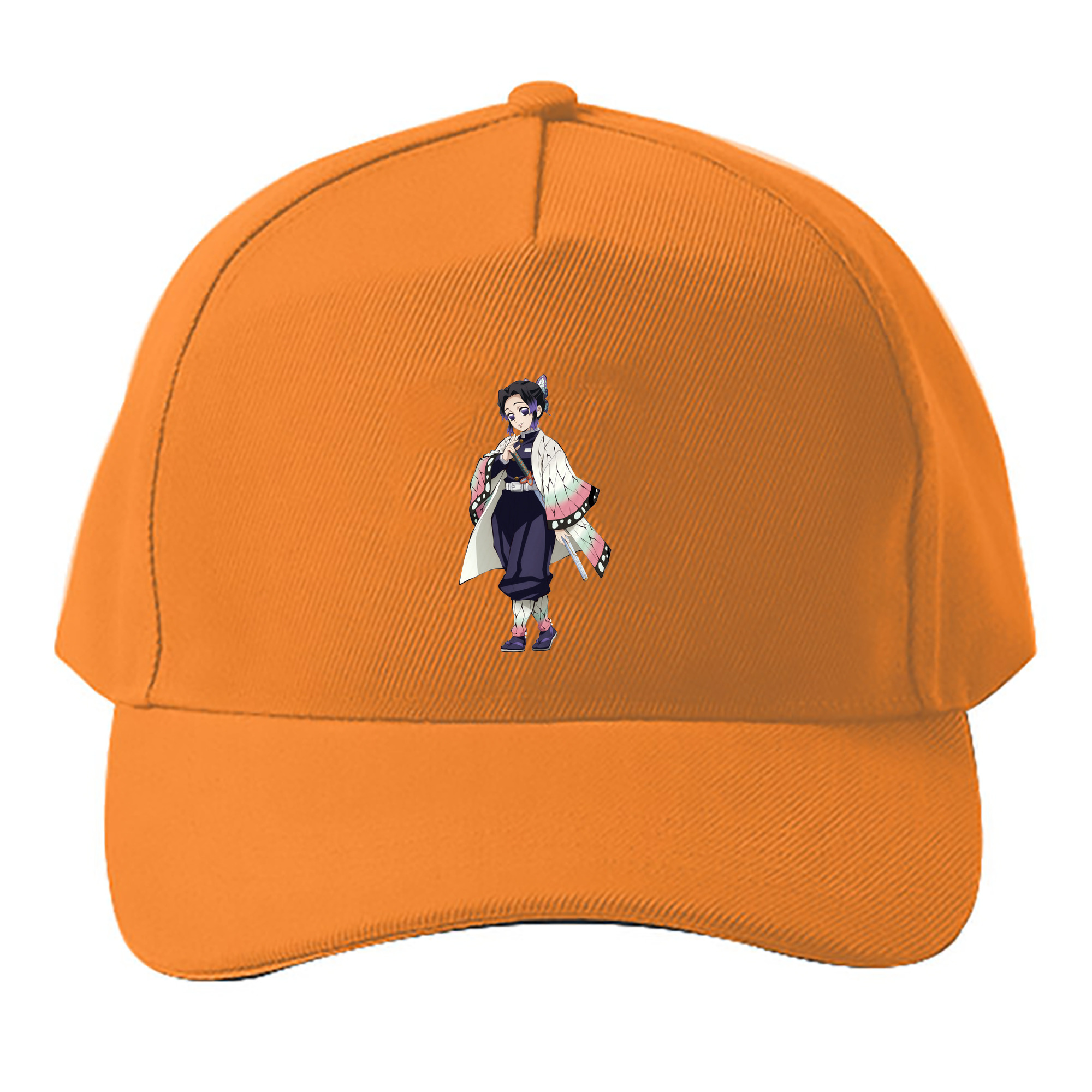 （画像用） 鬼滅の刃（きめつのやいば）蟲柱-胡蝶 しのぶ／こちょう しのぶ Kochou Shinobu ベースボールキャップ 綿100％ 男女兼用 帽子 スポーツ