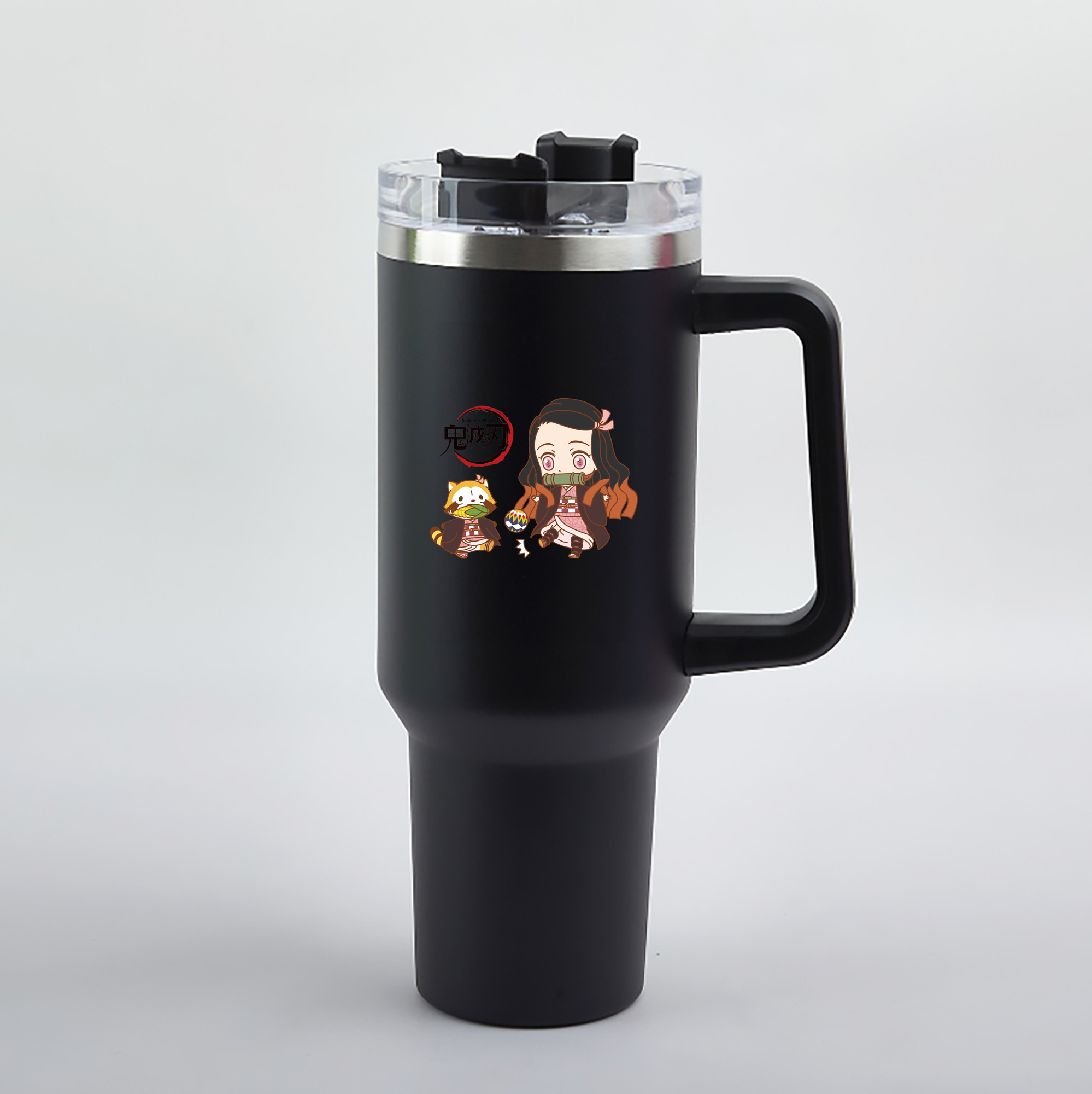 （画像用） 鬼滅の刃（きめつのやいば）竈門 禰󠄀豆子／かまど ねずこ Kamado Nezuko 1200mL車用タンブラー（カラープリント）