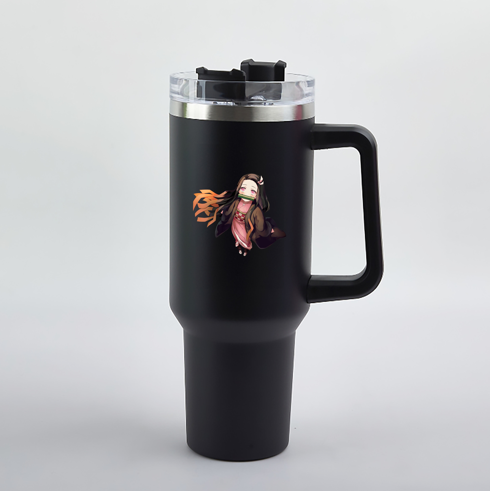 （画像用） 鬼滅の刃（きめつのやいば）竈門 禰󠄀豆子／かまど ねずこ Kamado Nezuko 1200mL車用タンブラー（カラープリント）
