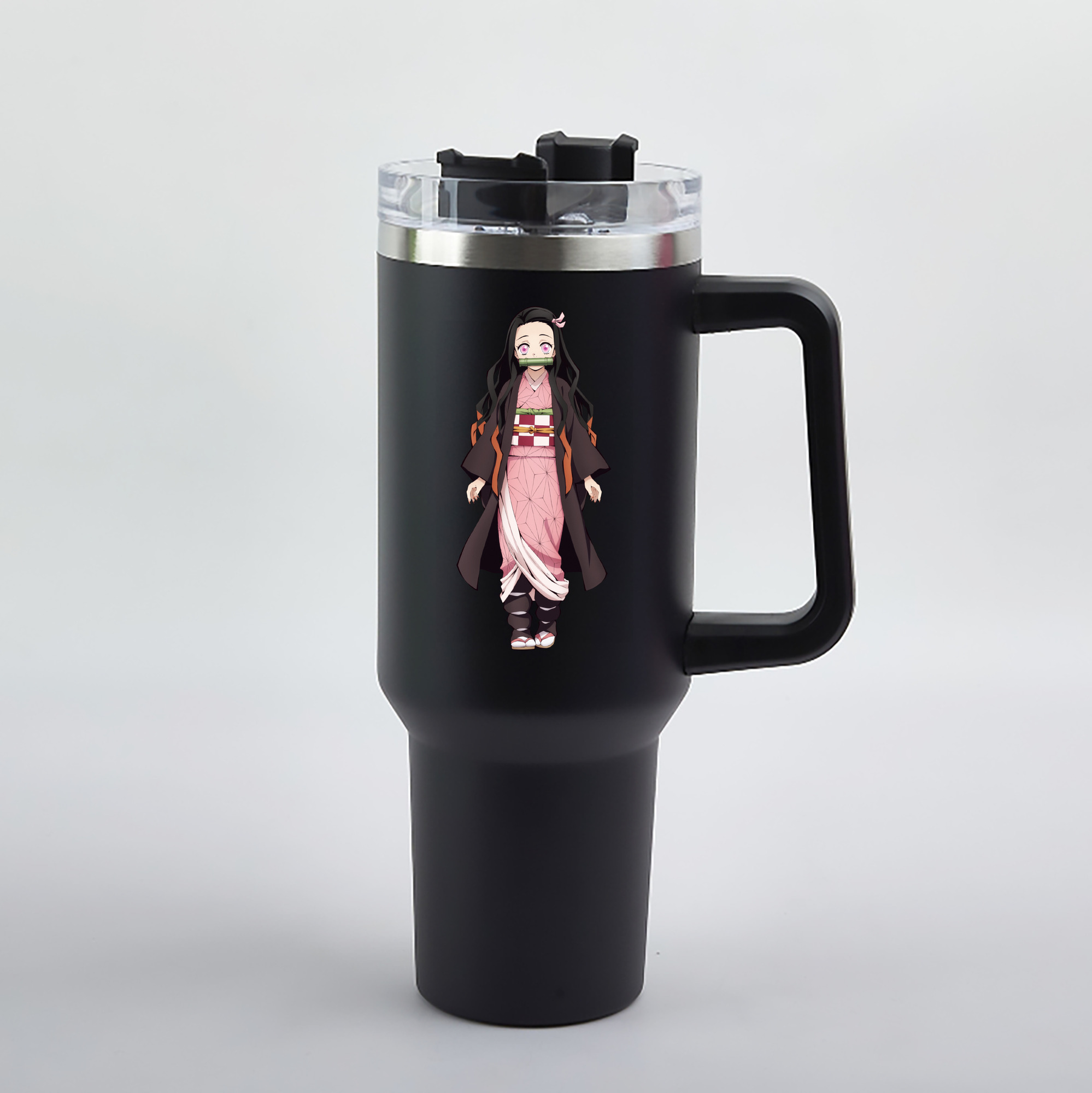 （画像用） 鬼滅の刃（きめつのやいば）竈門 禰󠄀豆子／かまど ねずこ Kamado Nezuko 1200mL車用タンブラー（カラープリント）