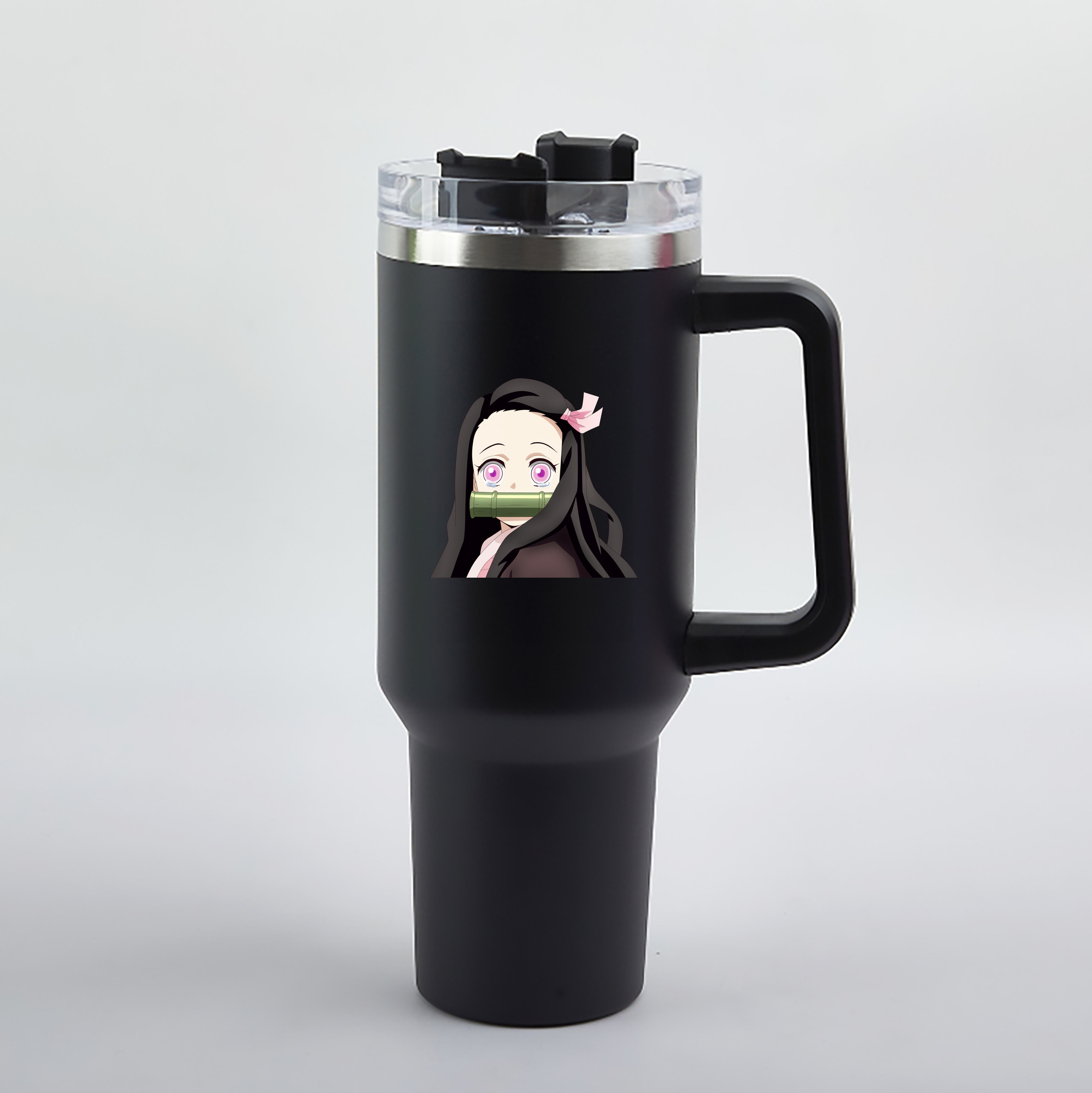 （画像用） 鬼滅の刃（きめつのやいば）竈門 禰󠄀豆子／かまど ねずこ Kamado Nezuko 1200mL車用タンブラー（カラープリント）