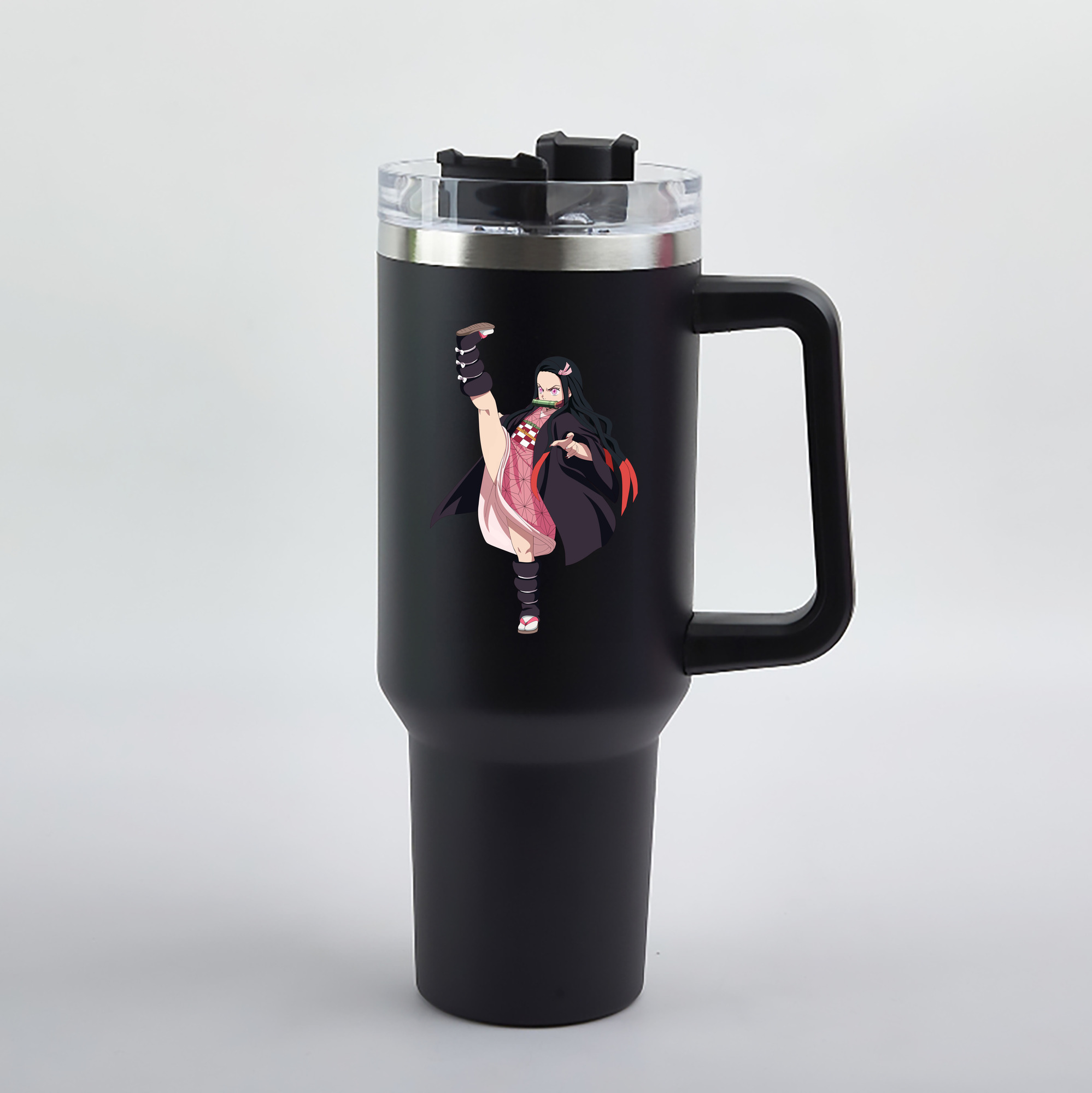 （画像用） 鬼滅の刃（きめつのやいば）竈門 禰󠄀豆子／かまど ねずこ Kamado Nezuko 1200mL車用タンブラー（カラープリント）