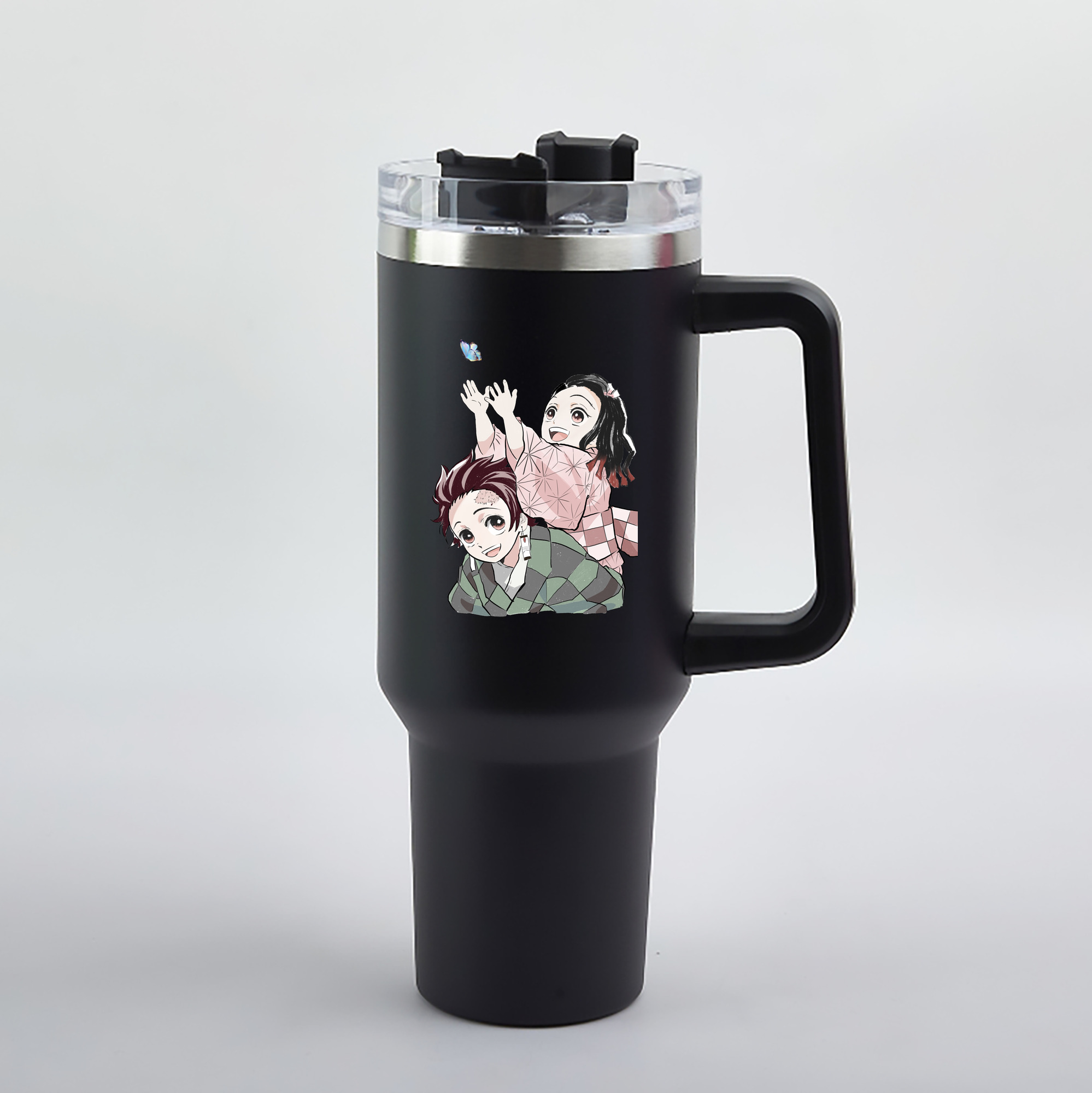 （画像用） 鬼滅の刃（きめつのやいば）竈門 禰󠄀豆子／かまど ねずこ Kamado Nezuko 1200mL車用タンブラー（カラープリント）