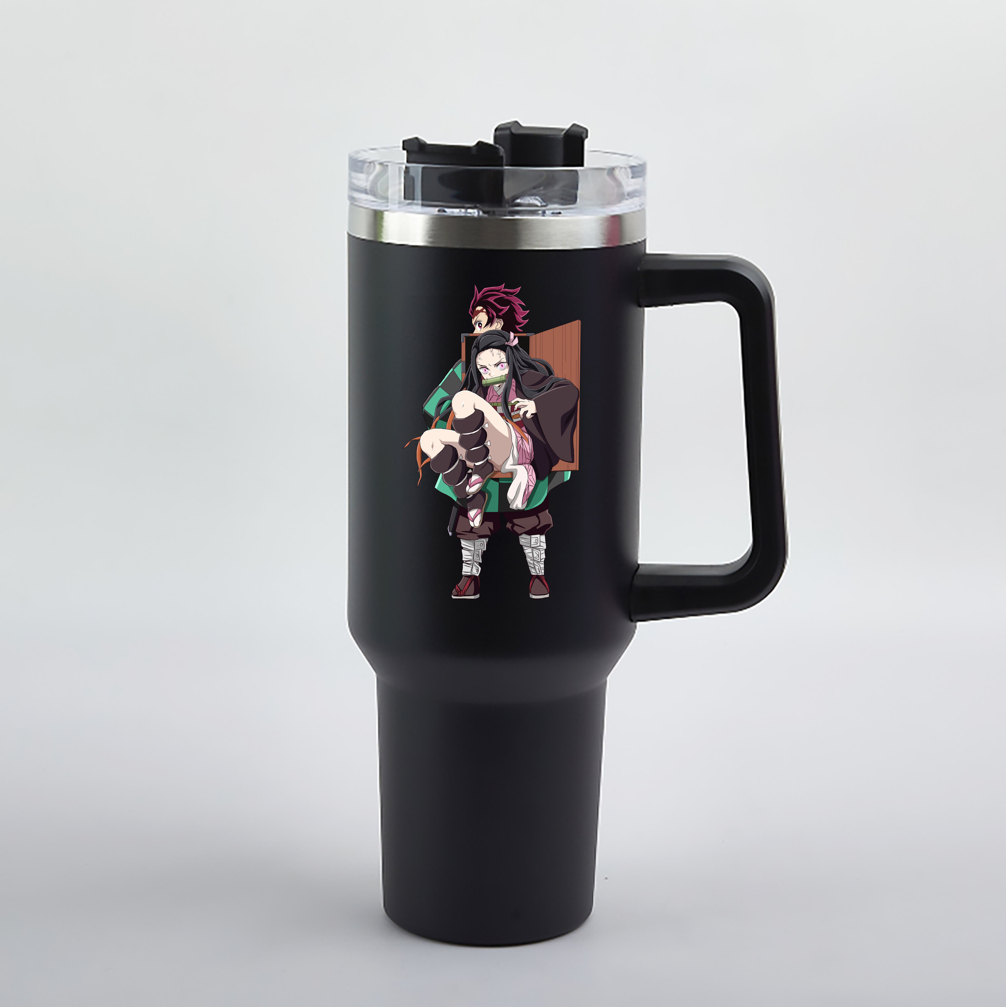 （画像用） 鬼滅の刃（きめつのやいば）竈門 禰󠄀豆子／かまど ねずこ Kamado Nezuko 1200mL車用タンブラー（カラープリント）