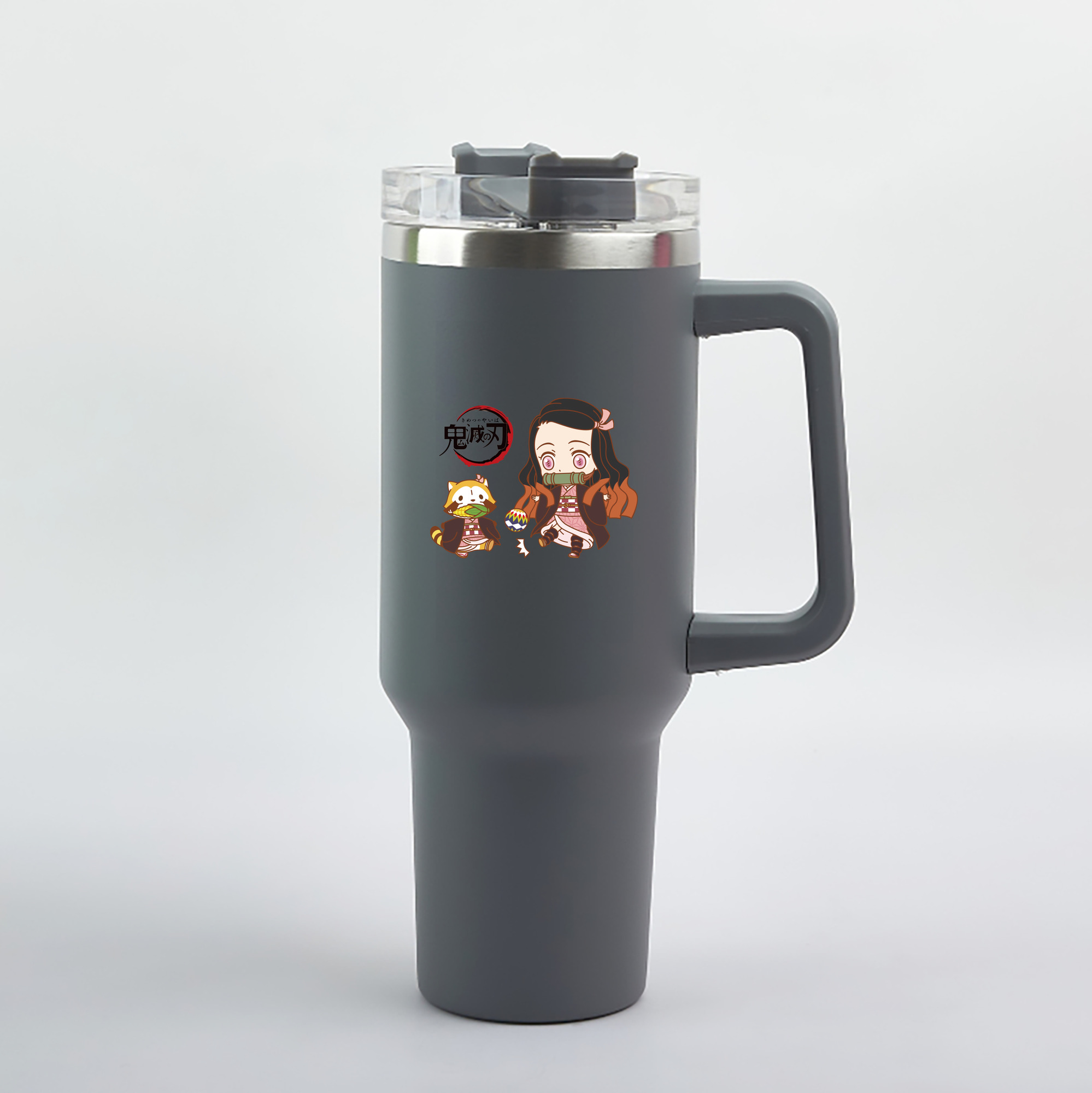 （画像用） 鬼滅の刃（きめつのやいば）竈門 禰󠄀豆子／かまど ねずこ Kamado Nezuko 1200mL車用タンブラー（カラープリント）