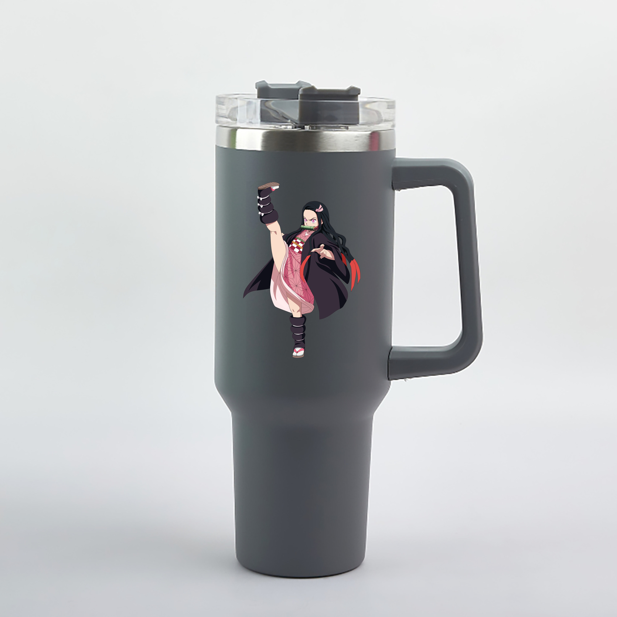 （画像用） 鬼滅の刃（きめつのやいば）竈門 禰󠄀豆子／かまど ねずこ Kamado Nezuko 1200mL車用タンブラー（カラープリント）