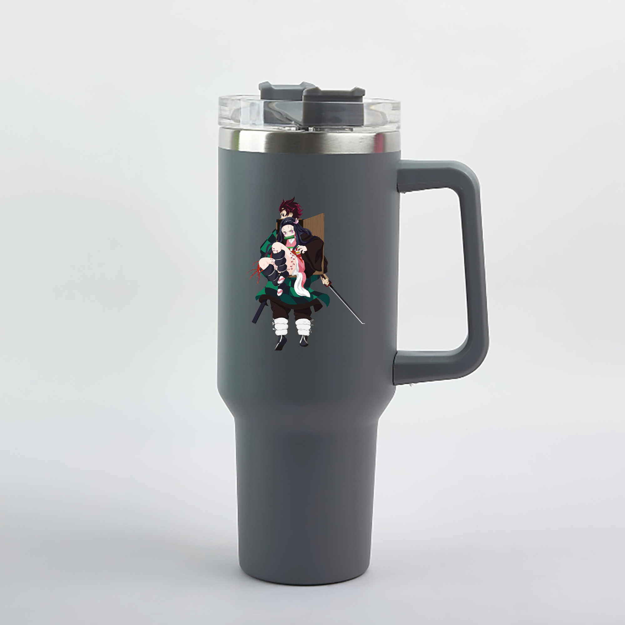 （画像用） 鬼滅の刃（きめつのやいば）竈門 禰󠄀豆子／かまど ねずこ Kamado Nezuko 1200mL車用タンブラー（カラープリント）