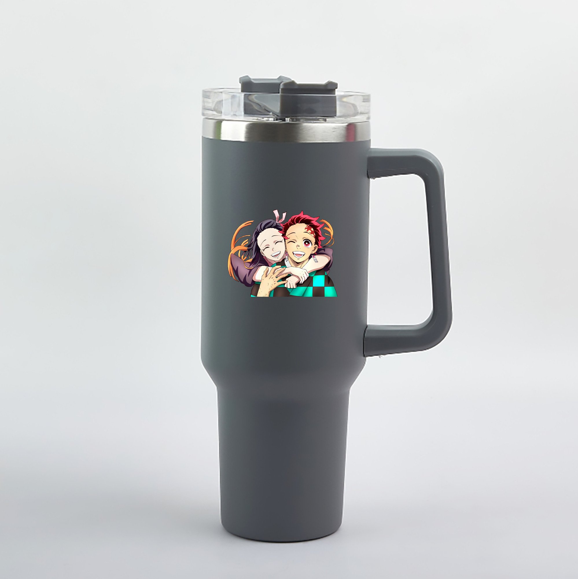 （画像用） 鬼滅の刃（きめつのやいば）竈門 禰󠄀豆子／かまど ねずこ Kamado Nezuko 1200mL車用タンブラー（カラープリント）