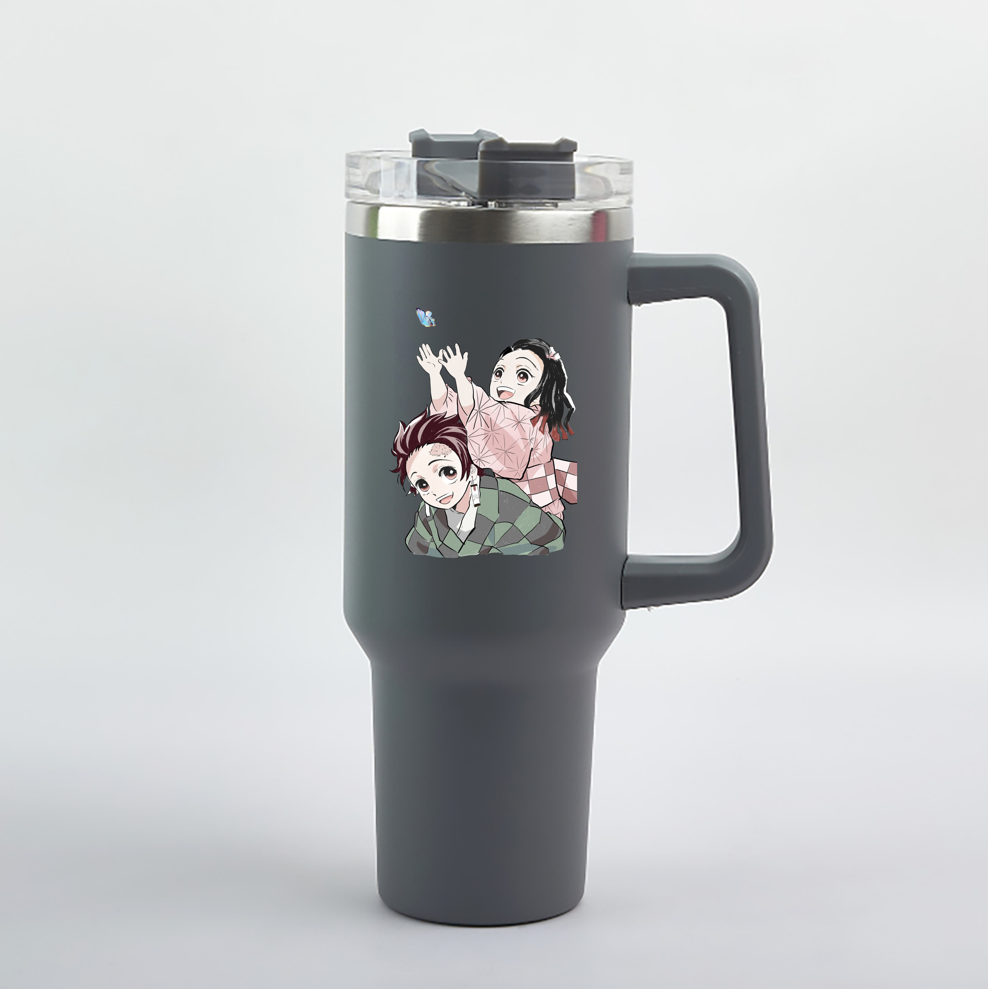 （画像用） 鬼滅の刃（きめつのやいば）竈門 禰󠄀豆子／かまど ねずこ Kamado Nezuko 1200mL車用タンブラー（カラープリント）