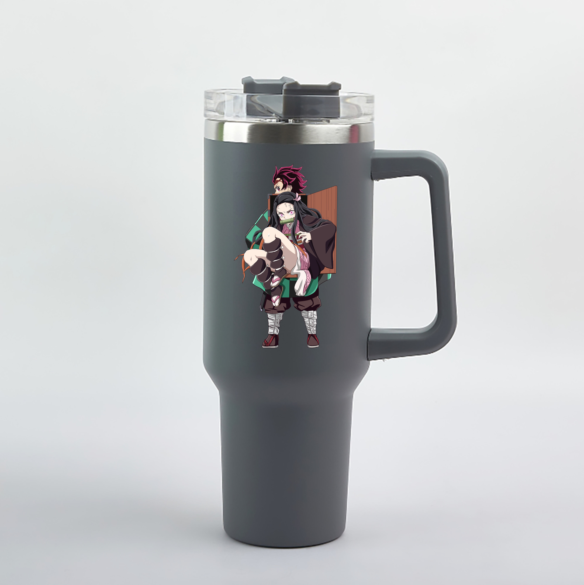（画像用） 鬼滅の刃（きめつのやいば）竈門 禰󠄀豆子／かまど ねずこ Kamado Nezuko 1200mL車用タンブラー（カラープリント）