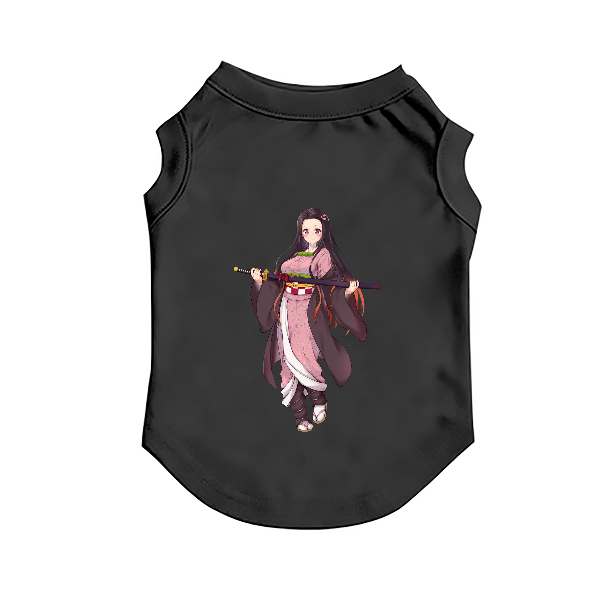 （画像用） 鬼滅の刃（きめつのやいば）竈門 禰󠄀豆子／かまど ねずこ Kamado Nezuko ペット用ベスト
