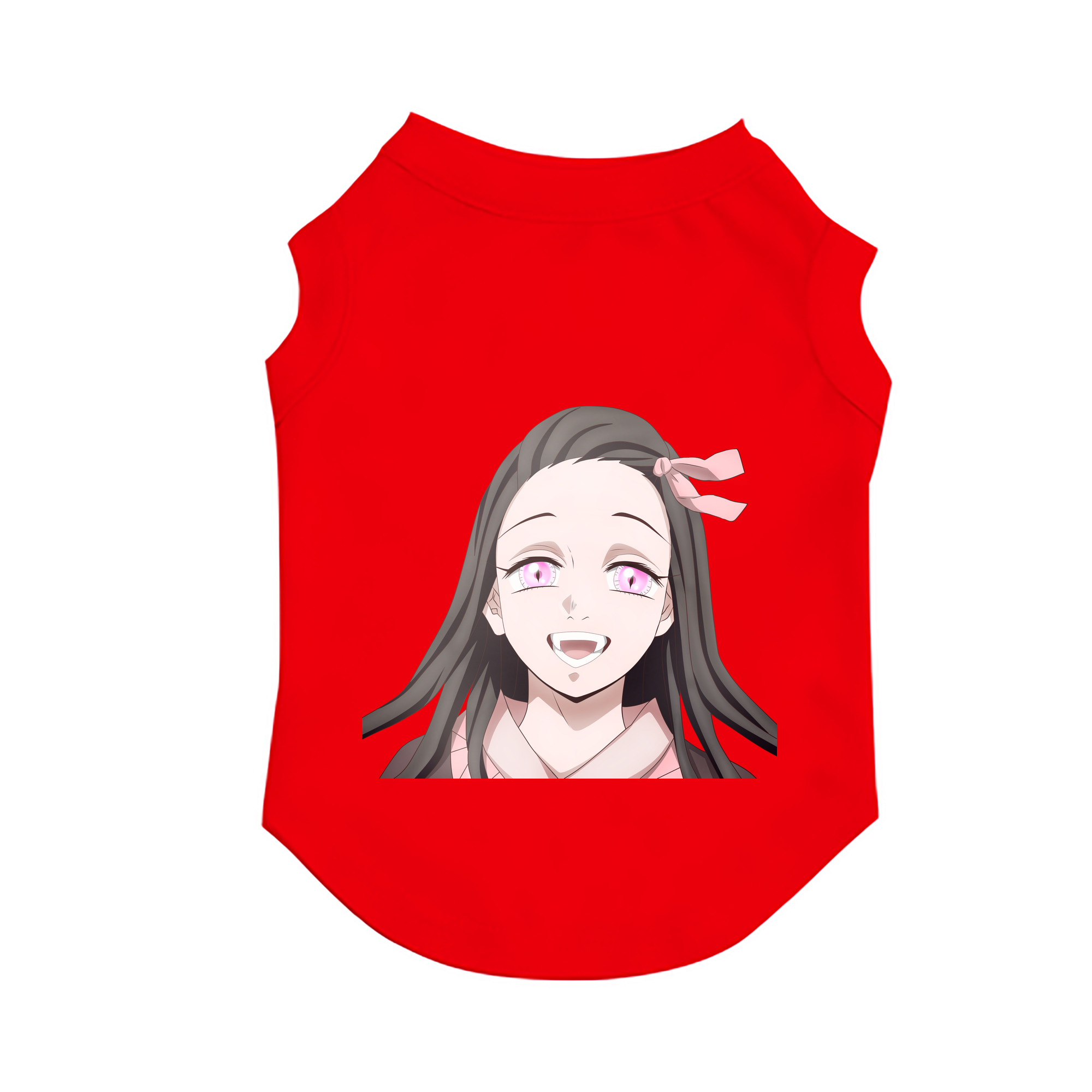 （画像用） 鬼滅の刃（きめつのやいば）竈門 禰󠄀豆子／かまど ねずこ Kamado Nezuko ペット用ベスト