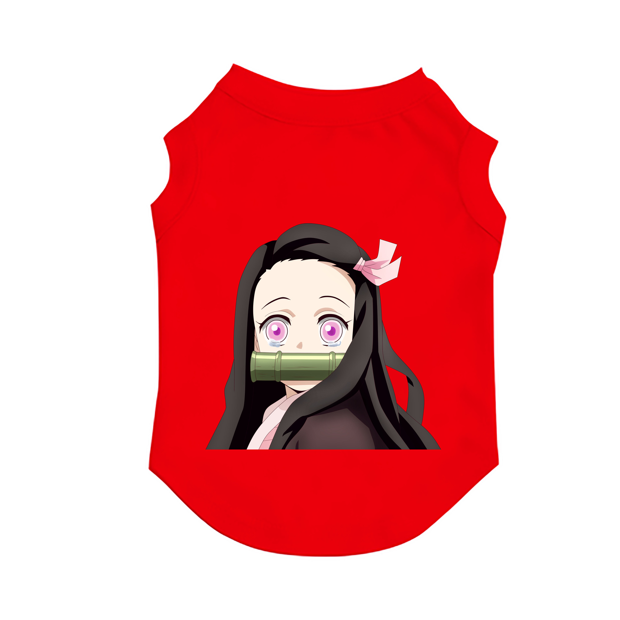 （画像用） 鬼滅の刃（きめつのやいば）竈門 禰󠄀豆子／かまど ねずこ Kamado Nezuko ペット用ベスト