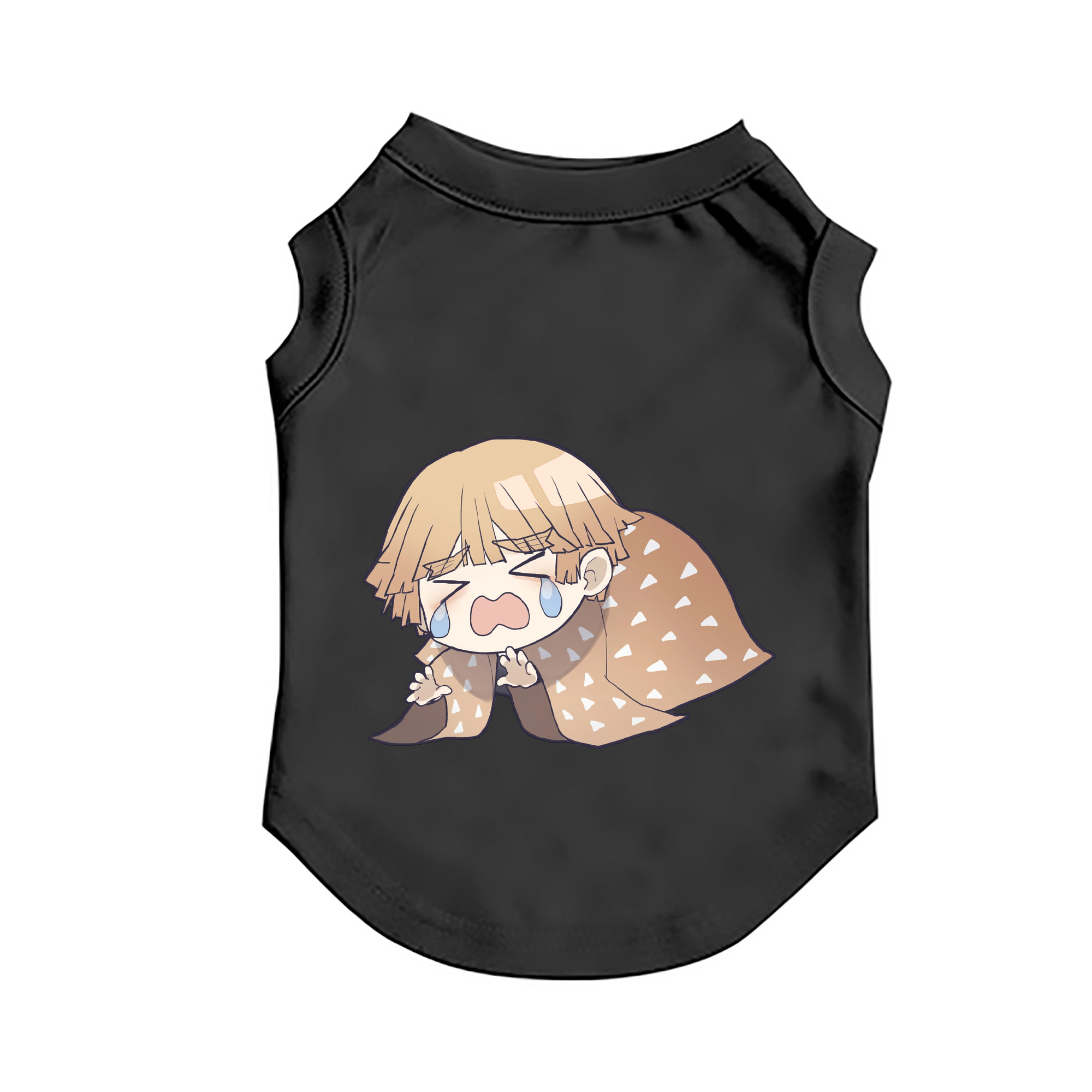（画像用） 鬼滅の刃（きめつのやいば）我妻 善逸／あがつま ぜんいつ Agatsuma Zenitsu ペット用ベスト