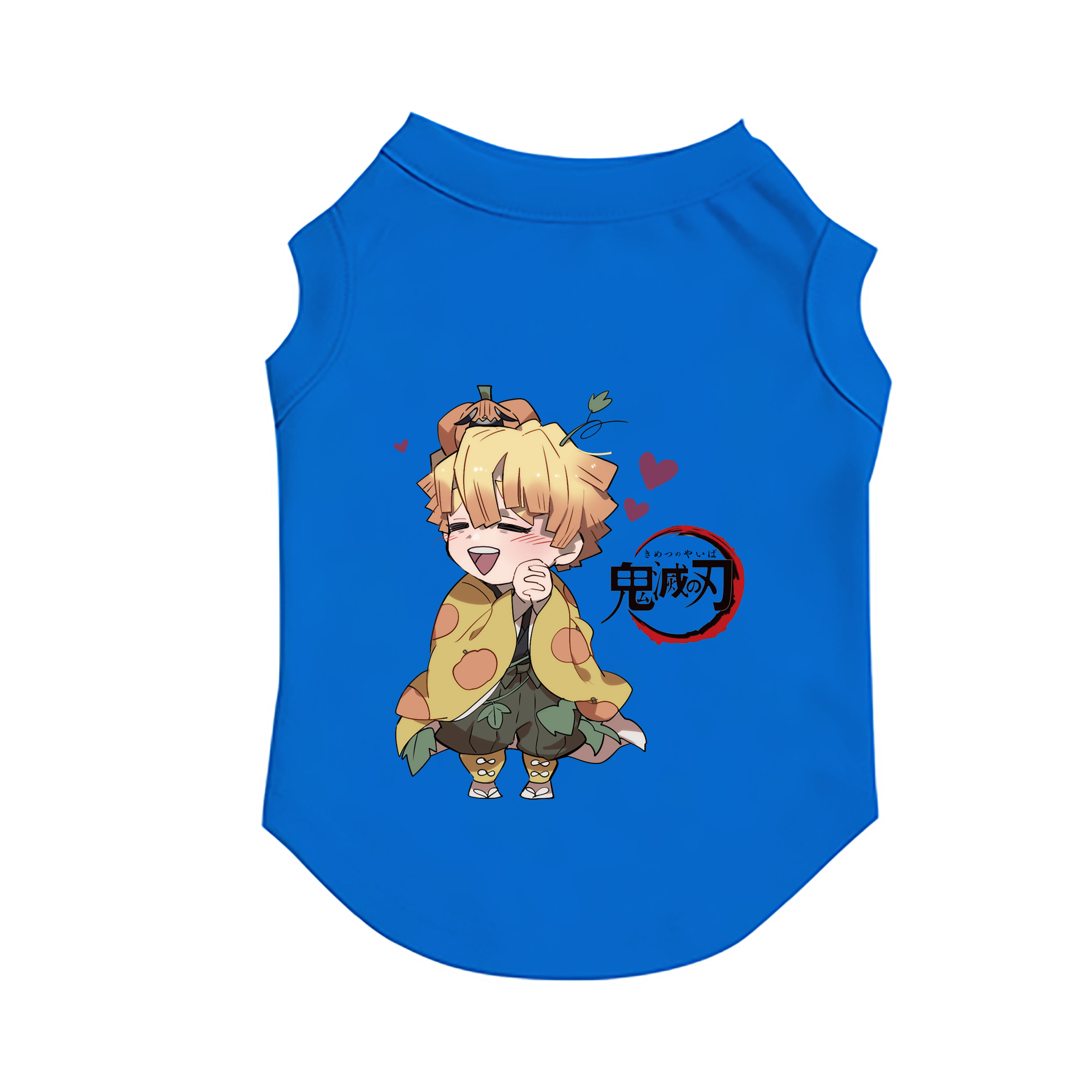 （画像用） 鬼滅の刃（きめつのやいば）我妻 善逸／あがつま ぜんいつ Agatsuma Zenitsu ペット用ベスト