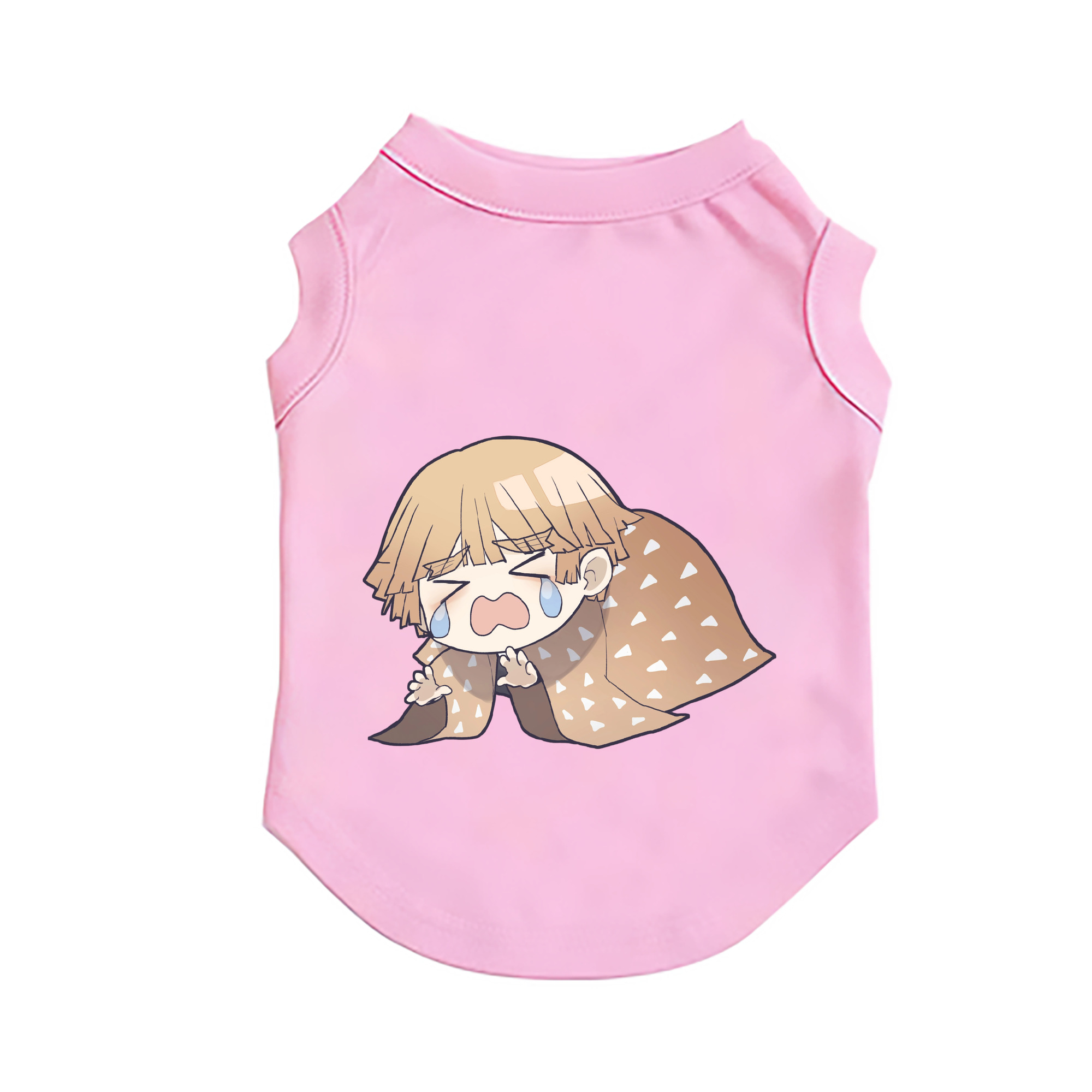 （画像用） 鬼滅の刃（きめつのやいば）我妻 善逸／あがつま ぜんいつ Agatsuma Zenitsu ペット用ベスト
