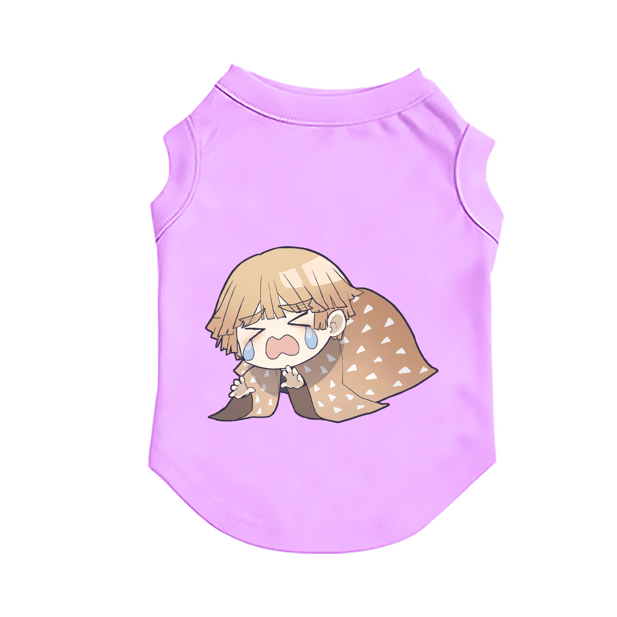 （画像用） 鬼滅の刃（きめつのやいば）我妻 善逸／あがつま ぜんいつ Agatsuma Zenitsu ペット用ベスト