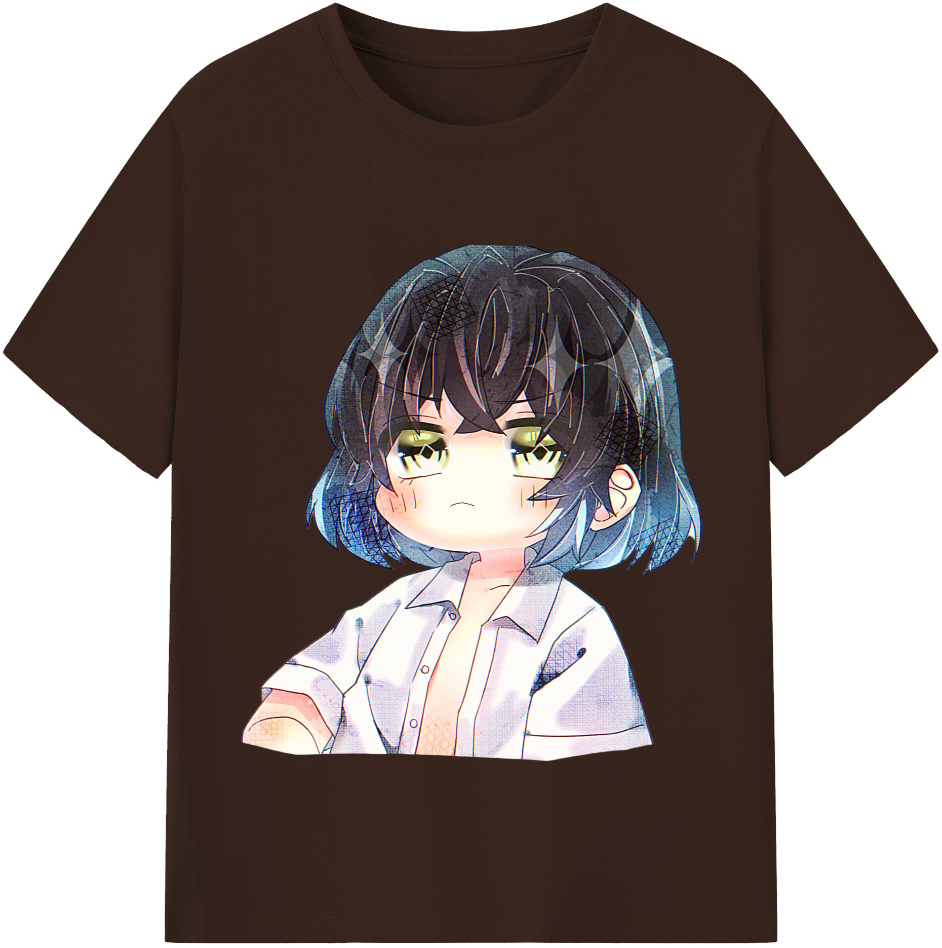 （画像用） 鬼滅の刃（きめつのやいば）嘴平 伊之助／はしびら いのすけ Hashibira Inosuke 綿100％半袖Tシャツ（フロントプリント）