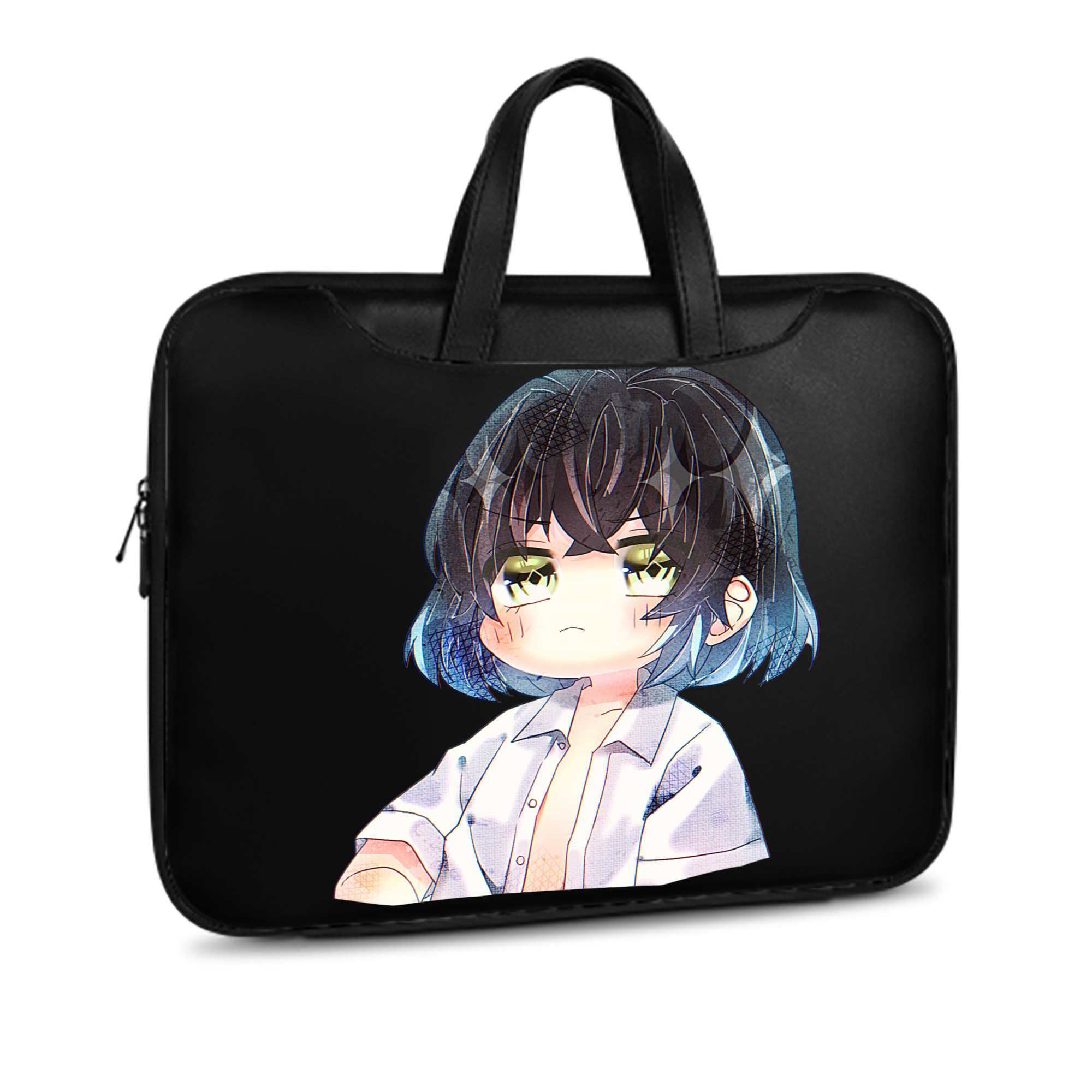 （画像用） 鬼滅の刃（きめつのやいば）嘴平 伊之助／はしびら いのすけ Hashibira Inosuke レザーラップトップバッグ　ノートパソコンケース