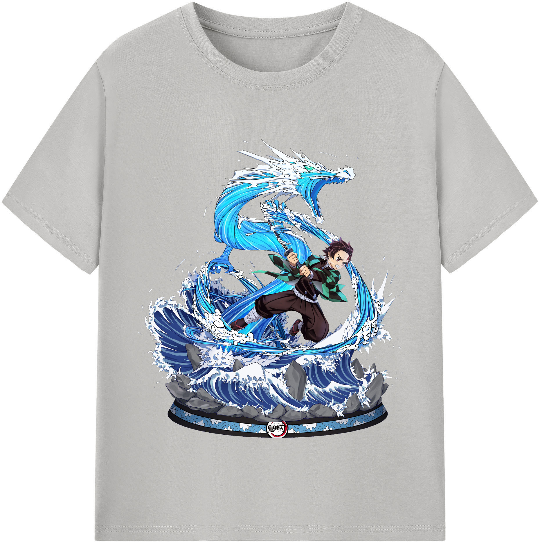 （画像用） 鬼滅の刃 竈門 炭治郎／かまど たんじろう Kamado Tanjirou レディースカジュアルプリントTシャツ（綿100％）